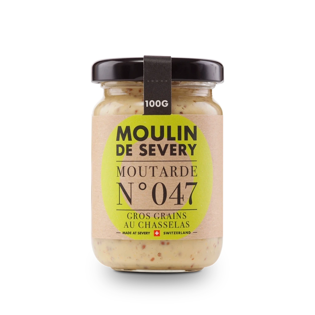 Moutarde gros grains au chasselas (pot)
